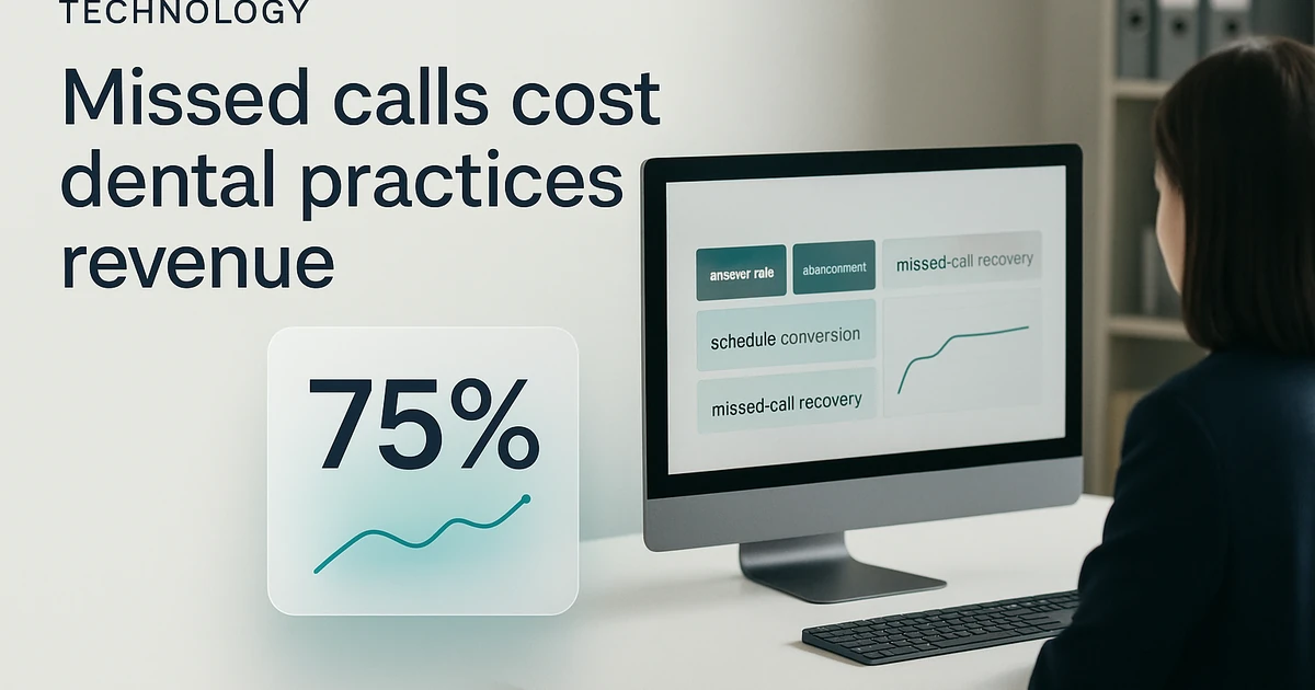 Missed Calls and Dental Revenue: The Hidden Cost