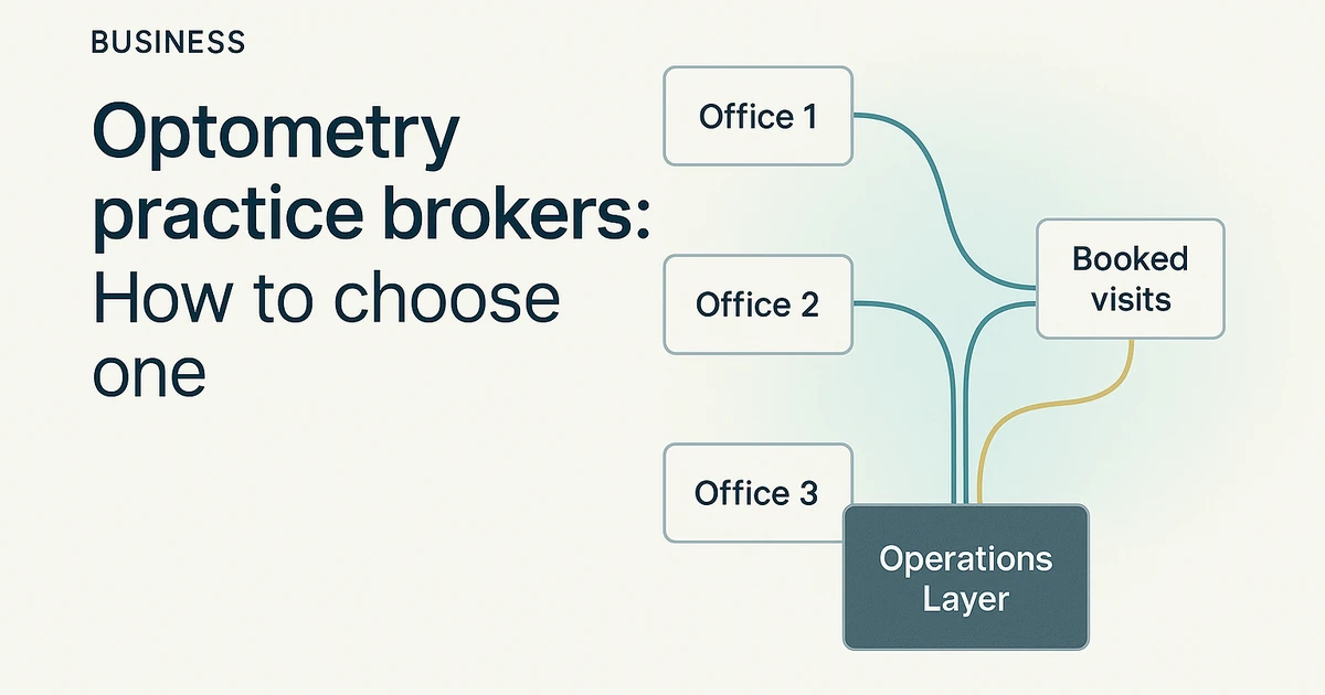 Optometry Practice Brokers: How to Choose One