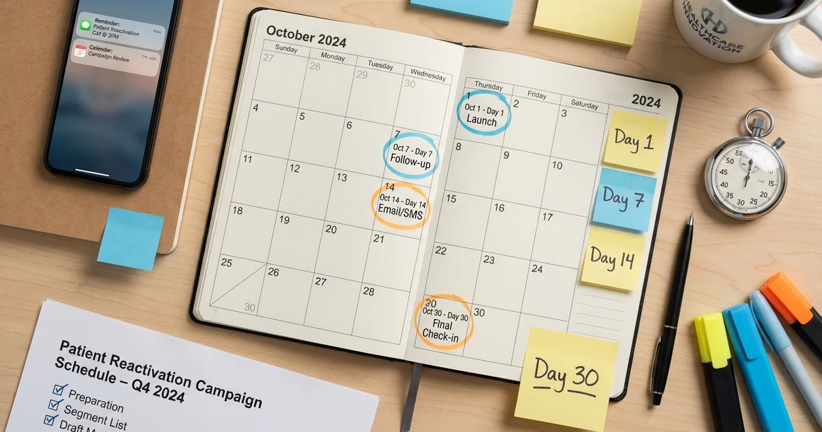 Patient Reactivation Campaign Timeline: From 7 Days to 90 Days
