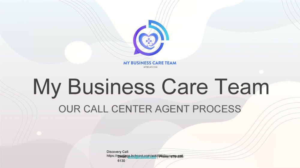 Call center agent
